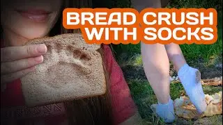 Food socks crush, bread outside