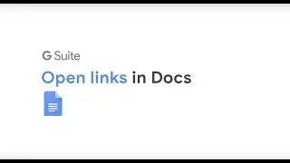 Open a link from Google Docs