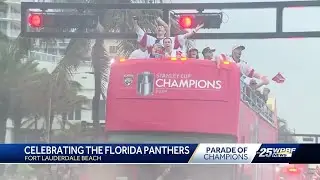 Fans enjoy unforgettable Florida Panthers Stanley Cup Championship parade