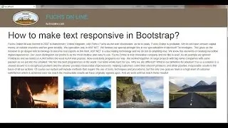 Responsive text in Bootstrap using Fit text