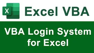 Build a VBA Login System for Excel