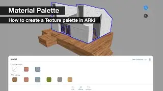 Create a Texture palette in ARki 7.1