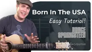 How to play Born In The USA on guitar | Easy Chords