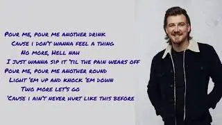 Morgan Wallen- Whiskey glasses (lyrics)