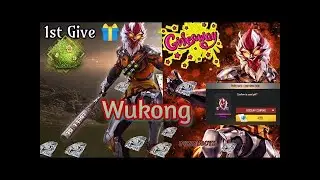 🌳WUKONG CHARACTER GIVEAWAY Garena Free Fire 🌳 || 1st Giveaway Redeem code