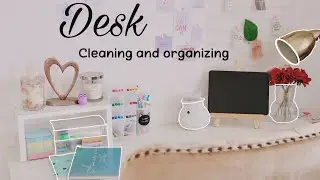 Clean and Organize My Desk With Me🫧