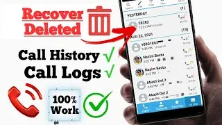 How to Recover Deleted Call History Android 2024 | | How to Recover Deleted Call Logs Android