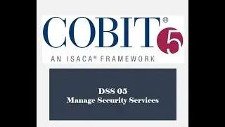 COBIT Processes - DSS05 - Manage Security Services 1