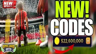 💥UPDATE! NEW💥SUPER LEAGUE SOCCER ROBLOX CODES 2023!!SUPER LEAGUE SOCCER CODES