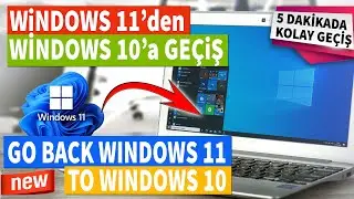 Windows 11'den Windows 10'a Geri Dönme Nasıl Yapılır 5 Dakikada Kolay Yöntem Usb ve Cd Olmadan