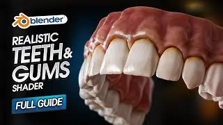 How To Create Realistic Teeth And Gums Shader in Blender