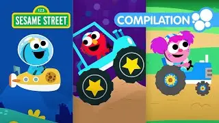 Sesame Street: Magical Car Races Compilation | All Episodes!