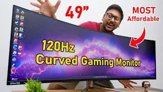 Unboxing My Killer 49" 120Hz Ultra Wide 32:9 Curved Gaming Monitor... 🤯 OMG !!