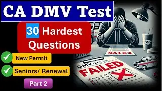 California DMV Hardest Questions 2024 Most People Failed to Answer [Part 2]