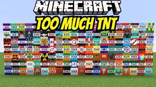 Too Much TNT Mod | Minecraft 1.21 (100+ TNT)