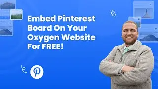 How to embed your Pinterest board on the Oxygen website for free? 