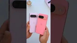 Google Pixel 9 Peony Unboxing vs Pink Pixel 9 Pro!