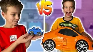 Poor Kid VS Rich  - Mark play with car for kids