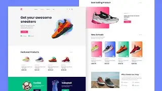 Ecommerce Website Using HTML CSS JavaScript | Full Responsive Website