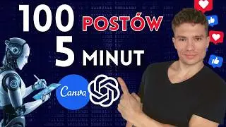 Social media automation - ChatGPT + Canva = 1 MONTH of posts in 5 minutes!