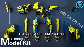 HEXA GEAR Rayblade Impulse Spray Painted | Speed Build | Model Kit