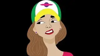 Illustrator :Eye Catching Vector Art | Eye Catching Cartoon Portrait in Illustrator