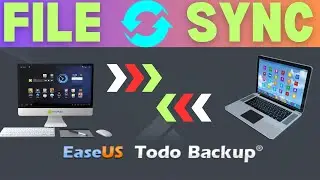 How to sync data from one computer to another | EaseUS Todo Backup Sync feature