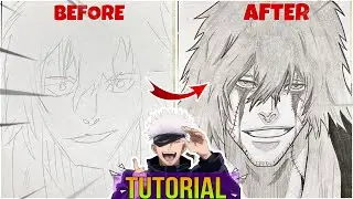 How To Draw Anime Character Like A Pro !! || Using Loomis Method 🔥