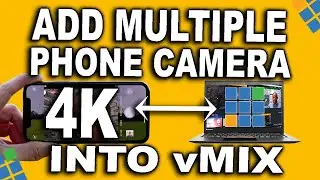 How To Add Multiple Phone Camera On vMix | Get 4K Camera Quality