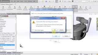 SOLIDWORKS - How to Create a Spring that Compresses