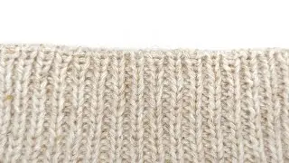 Закриття петель резинки 1х1 трикотажним швом / Rib k1p1 Tubular Bind Off