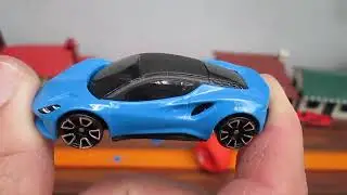 Lotus Emira - New for 2022 Hot Wheels Toy Car Unboxing and Review - HW Exotics Blue