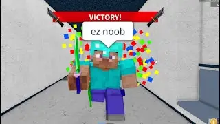 PLAYING MM2 AS STEVE (FUNNY MOMENTS)