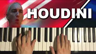 How To Play - Eminem - Houdini (Piano Tutorial Lesson)