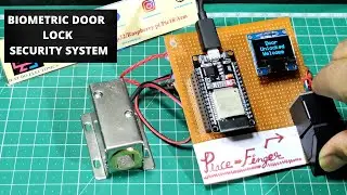 ESP32 And Fingerprint Sensor Based Biometric Door Lock Security System | Esp-32 Project