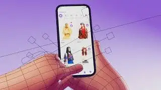 Moda App UI Animation done in Blender