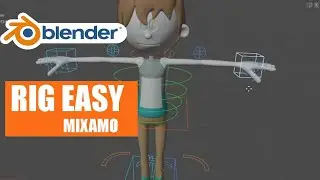 Rigging in Blender using Mixamo . #blender