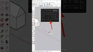 3D with Only Using Line Tool In SketchUp 😮 