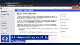 Tutorial - Uploading Assets Programmatically with Cloudinary
