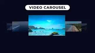 3D Video Carousel Slider using Materialize CSS