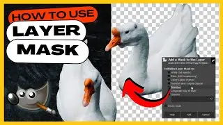 How to Use LAYER MASK in GIMP (Tutorial for Beginners)