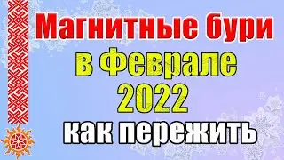 Магнитные бури в феврале 2022 года. Как пережить неблагоприятные дни магнитных бурь