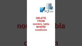 Comando DML Delete Shorts SQLite 