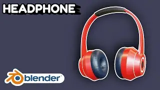 how to create a headphone in blender