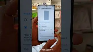 How To Realme C63 Power Off Button Setting📲