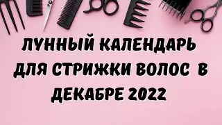 Лунный календарь стрижки. Благоприятные дни для стрижки волос для женщин и мужчин в декабре 2022.