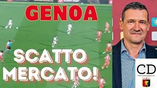 GENOA scatto MERCATO - Venerdì si chiude - Il GRIFONE medita gli ultimi due colpi in Zona Cesarini!