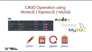 CRUD Operation using NodeJS  ExpressJS  MySQL - Part 2 - Learn Infinity