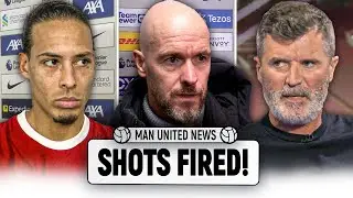 Keane & Ten Hag Fire Back At Arrogant Van Dijk! | Man United News