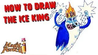 How To Draw the Ice King from adventure time | Learn to draw art for kids | Magic Pencil